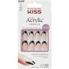 KISS Nalepovacie nechty Salon Acrylic French Color Flame 28 ks