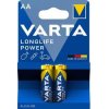 Batéria alkalická Varta Longlife Power AA, LR06, blister 2ks (4906121412)