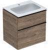 Geberit iCon umývadlo so skrinkou 60 cm orech 502.335.JR.1