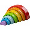 Bigjigs Toys Drevená skladacia dúha malá