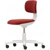 Vitra Kancelárska stolička Rookie, soft grey/red
