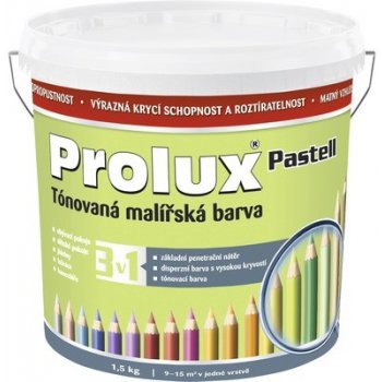 Prolux Oteruvzdorná farba na stenu Pastell svetlozelená 1,5 kg od 7,49 € -  Heureka.sk