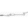 Stredný tlmič výfuku Bosal Deutschland GmbH 292-053