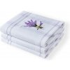 Dreamy Linens Kuchynská utierka, fialové karo Levanduľa