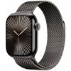Apple Watch Series 10 46 mm Cellular bridlicovo sivý titán s bridlicovo sivým milánskym ťahom M/L MWYW3QC/A