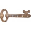 InDecor Vešiak na kľúče z mangového dreva Old key, 25 x 5 x 11 cm