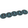 Prekážky AGILITY DOTS LivePro 5ks černá