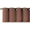 Dekoria Krátky záves na kolieskach, hnedá, 390 x 40 cm, Loneta, 133-09