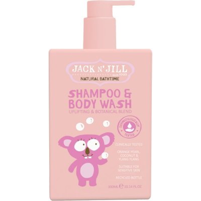 Jack N’ Jill Natural Bathtime Shampoo & Body Wash šampón a sprchový gél pre deti 300 ml