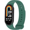 eses Silikónový remienok pre Xiaomi Smart Band 8 a 9 - Tmavo zelený