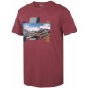 Pánske bavlnené tričko Husky Tee Skyline M bordo XXL
