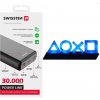 Swissten Power Line powerbanka 30000 mAh 20 W, PD, čierna a Playstation 5 Icons Light USB