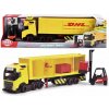 DHL nákladní auto Volvo FH 16 s vysokozdvižným vozíkem 35 cm (d7018)