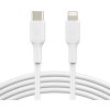 BELKIN kábel USB - C - Lightning, 1m, biely CAA003bt1MWH