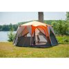 Kempingový stan Coleman Cortes Octagon 8-osobový, sivý/oranžový