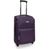 AVANCEA Textilný cestovný kufor GP4725 2W fialový S 55x37x24 cm