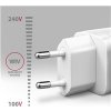 AXAGON ACU-PD30W, Sil nabíječka do sítě 30W, 1x port USB-C, PD3.0/PPS/QC4+/SFC/AFC/Apple, bílá