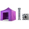 Nožnicový párty stan 3x3 m TENTino BIG HEXAGON Farba opláštenia: 15A - FIALOVÁ