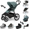 Set 10v1 Thule Urban Glide 4-wheel Mid blue 2024+madlo+vanička Black+Thule Maple Mid blue+Thule Alfi+príslušenstvo Thule