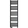Regnis LOX, vykurovacie teleso 300x1800mm, 652W, čierna matná, LOX180/30/D300/BLACK