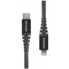 Swissten 71544010 dátový Lightning, 60W / 3A / 1x USB-C(M) / 1x Lightning(M), 1m, šedý