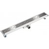 Tectake sprchový odtokový žliabok nehrdzavejúci, 70 cm