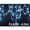 Vianocny zaves 4,5m Flash, studená biela + predĺžená záruka na 5 rokov