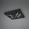 Trio Lighting stropné LED svetlo Snip, čierne matné, dĺžka 50 cm, kov, CCT - 630810132