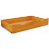TEXTILOMANIE Úložný box pod posteľ 98 cm, jelša