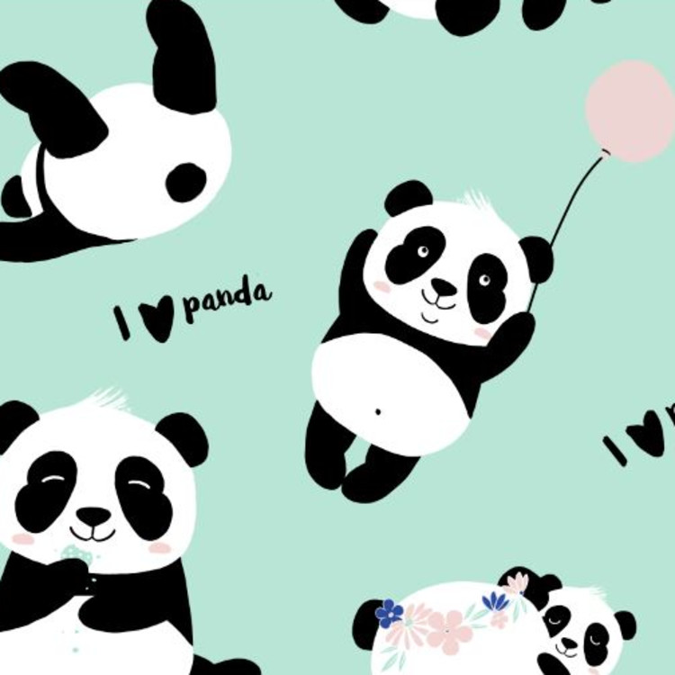 Špecifikácia La Millou Zavinovačka Baby Horn I Love Panda Mint - Heureka.sk