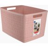 Curver Jute L 20L Košík 36 x 28 x 23 cm ružový 01907-204