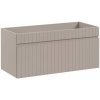 CMD Skrinka do kúpeľne ICONIC CASHMERE 82-100-D-1S cashmere MDF/laminát 100 cm x 46 cm x 45.6 cm