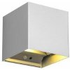 TRIO Reality R27759187 TALENT vonkajšie nástenné svietidlo so senzorom SMD LED 2x5W/50lm 3000K IP44 titanová, nabíjateľná batéria, USB-C port