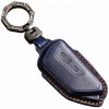 Kožené puzdro na kľúče od auta Octavia IV, VW, Seat modré