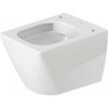 Duravit Viu - Závesné WC Compact, Rimless, biela 2573090000