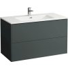 Laufen Pro S Skrinka + umývadlo Slim 100 cm, sivá prevádzka H8649622661041