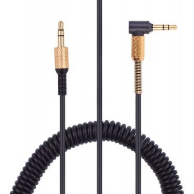 Audio kábel Aux 3,5 mm pre slúchadlá Marshall Major - Čierny, krútený