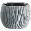 Prosperplast Kvetináč s vložkou SANDY Bowl 240, 238x161 mm, šedá