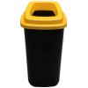 Plastový kôš na triedený odpad, 45 l, žltá