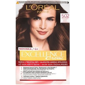 L'Oréal Excellence Creme Triple Protection 5,02 Light Brown 48 ml