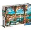 Puzzle 1000 elementów. Compact Balcony view of Lake Como