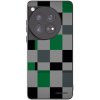 Picasee silikónový čierny obal pre OnePlus 12 5G - Block Grid