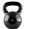 Kettlebell pokrytý vinylem HMS KNV28 28 kg, černý