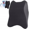 PODUŠKA OPRIERKA HLAVY POD KRK, HLAVU, ŠIJU, CHRBÁT DO AUTA CESTOVNÁ ČIERNA