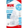 Nuk Náustok Flow Control 6-18 m 2 ks Transparentná