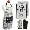 Home Elements Set zástera, chňapka, 2 utierky Najlepší otecko