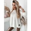 Fashionweek Dámsky mäkký voľný sveter pro moletky NB5712 Farba: krémová, Veľkosť: Universal