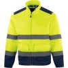 Delta Plus M1VE2HV Reflexná bunda fluo žltá/námornícka modrá 2XL