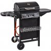 DEMA Plynový gril záhradný 2+1 horáky 8,7 kW Louisiana
