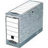 Fellowes Archívny boxBANKERS BOX 80 mm sivý/biely